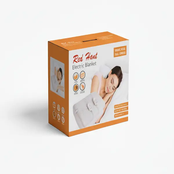 Red Hant Electric Blanket – Synthetic Wool Fleece Heated Blanket